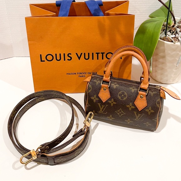Vintage Luis Viutton Nano Speedy Rare Find Womens HandBag - Picture 1 of 15